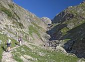 Dal Rifugio Barbellino salita al PIZZO DEL DIAVOLO DI MALGINA (2926 m.) e discesa a Valbondione il 22 agosto 2010 - FOTOGALLERY